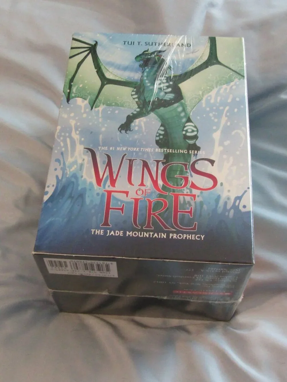 Sealed Boxset Scholastic WINGS OF FIRE Books 6-10 by Tui Sutherland PB Jade Mt